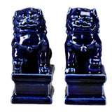 Ceramic Fu Lion Dog -  Pair