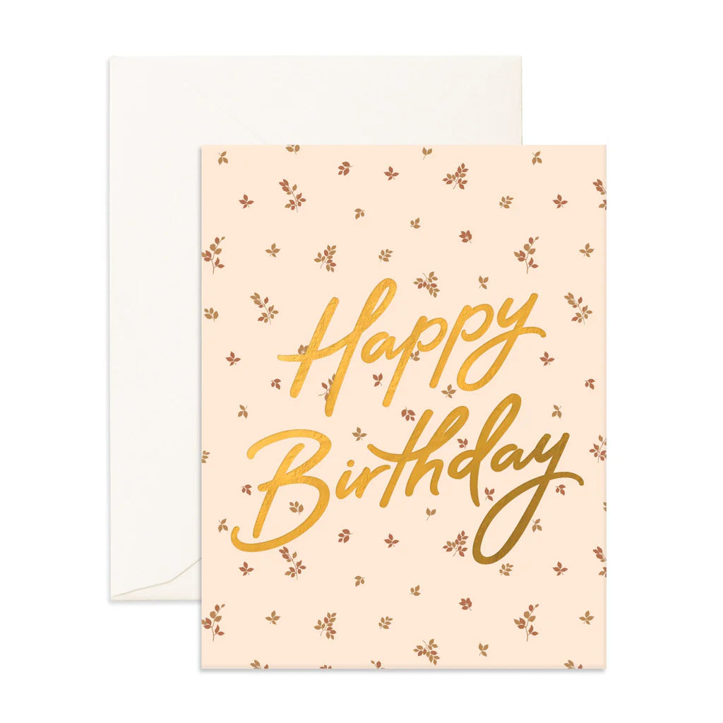 " Happy Birthday Birch " Greeting Card