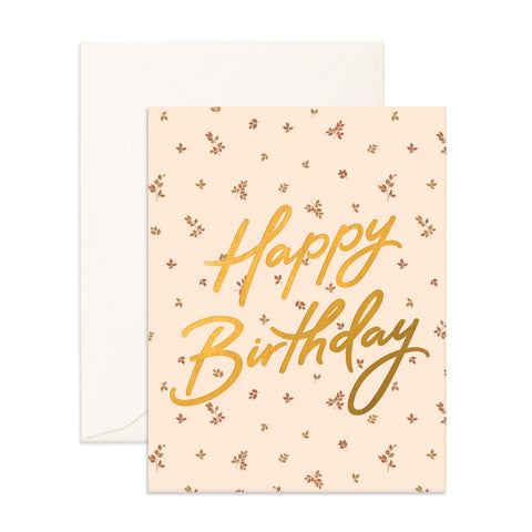 " Happy Birthday Birch " Greeting Card