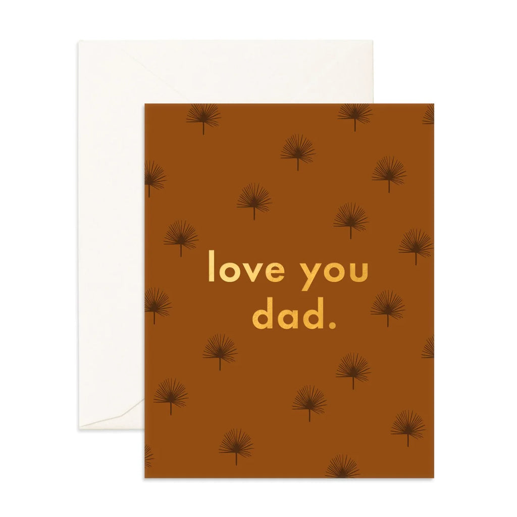 " Love You Dad Palmetto " Greeting Card