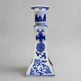 Blue & White Ceramic Candlestick