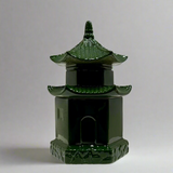 Pagoda Ceramic Storage Jar With Lid