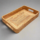 Woven Rattan Serving Tray