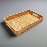 Woven Rattan Serving Tray