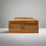 Woven Rattan Tissue Holder Collection