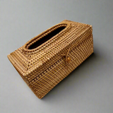 Woven Rattan Tissue Holder Collection