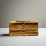 Woven Rattan Tissue Holder Collection