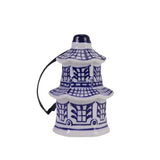 Blue Ceramic Ginger Jar Hanging Ornament