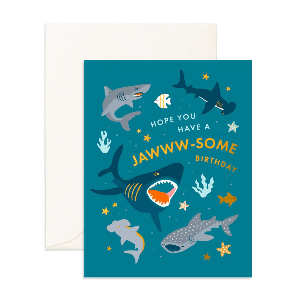 " Jawww-some Birthday " Greeting Card