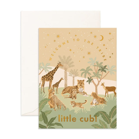 " Welcome Little Cub " Greeting Card