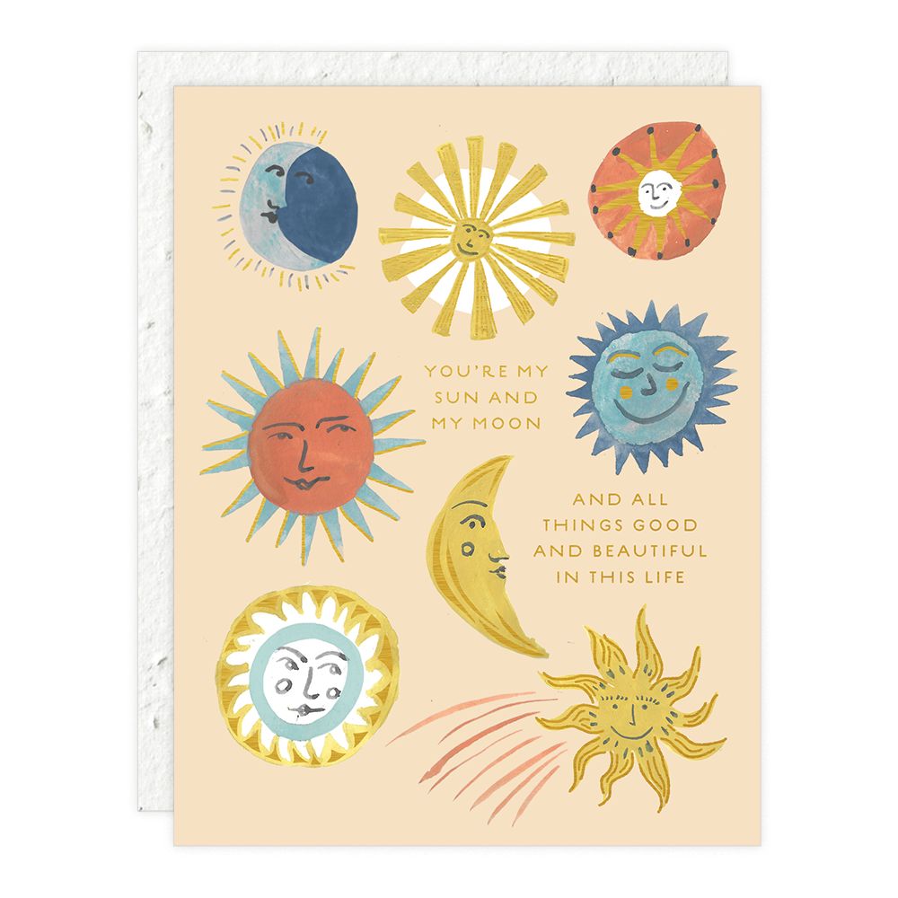 "  Sun And Moon " Card