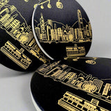 HK Icons Skyline Coasters - Set of 4