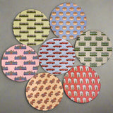 HK Icons Dumplings Coasters - Set of 4