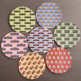 HK Icons Tram Ceramic Coasters - Set of 4