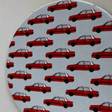 HK Icons Taxi Ceramic Coasters - Set of 4