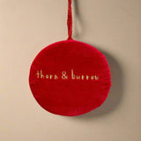 Double Happiness Needlepoint Ornament