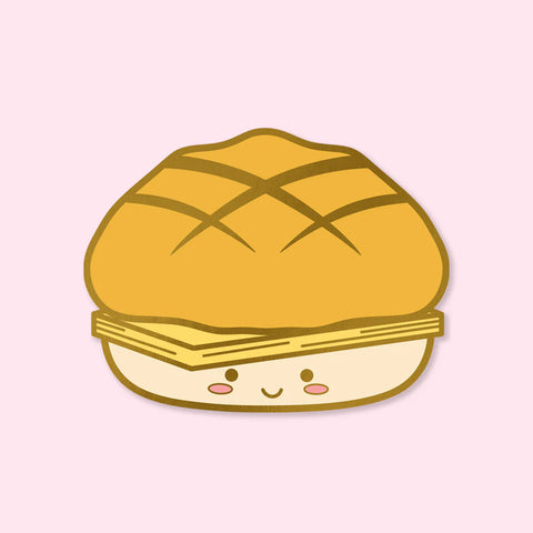 Pineapple Bun Enamel Pin