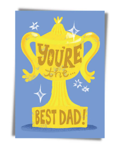 " Trophy - Best Dad " Card