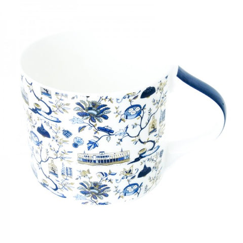 HK Toile Festive Mug