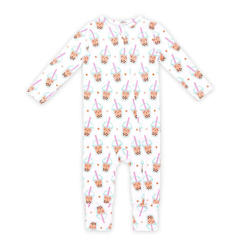 Bamboo Convertible Zip Romper - Boba