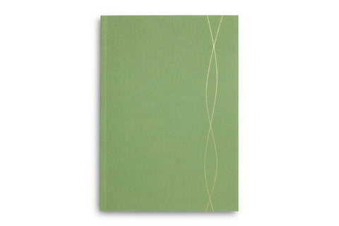 A5 Bullet Journal In Mid-Green - Dotted Notebook