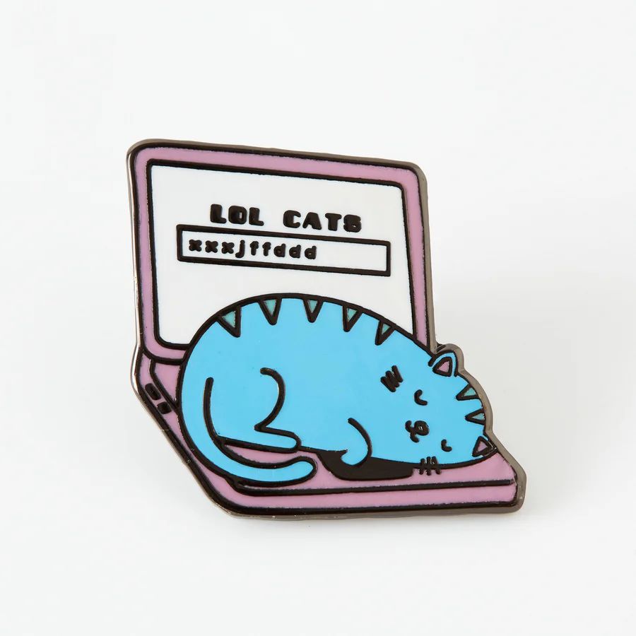 " LOL Cats Laptop " Enamel Pin