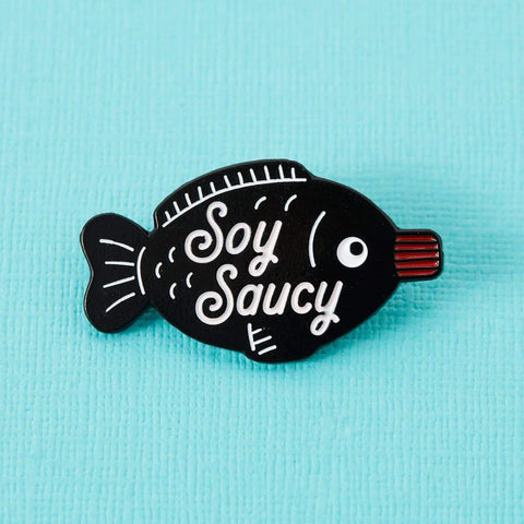 " Soy Saucy " Enamel Pin