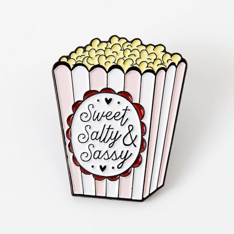 " Sweet, Salty & Sassy " Enamel Pin