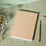 A5 Lined Notebook In Stone - Ruled Notepads