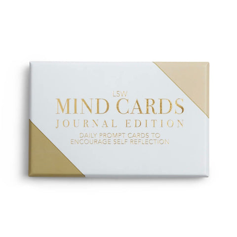 Mind Cards: Journal Edition - Self Care, Wellbeing Gift