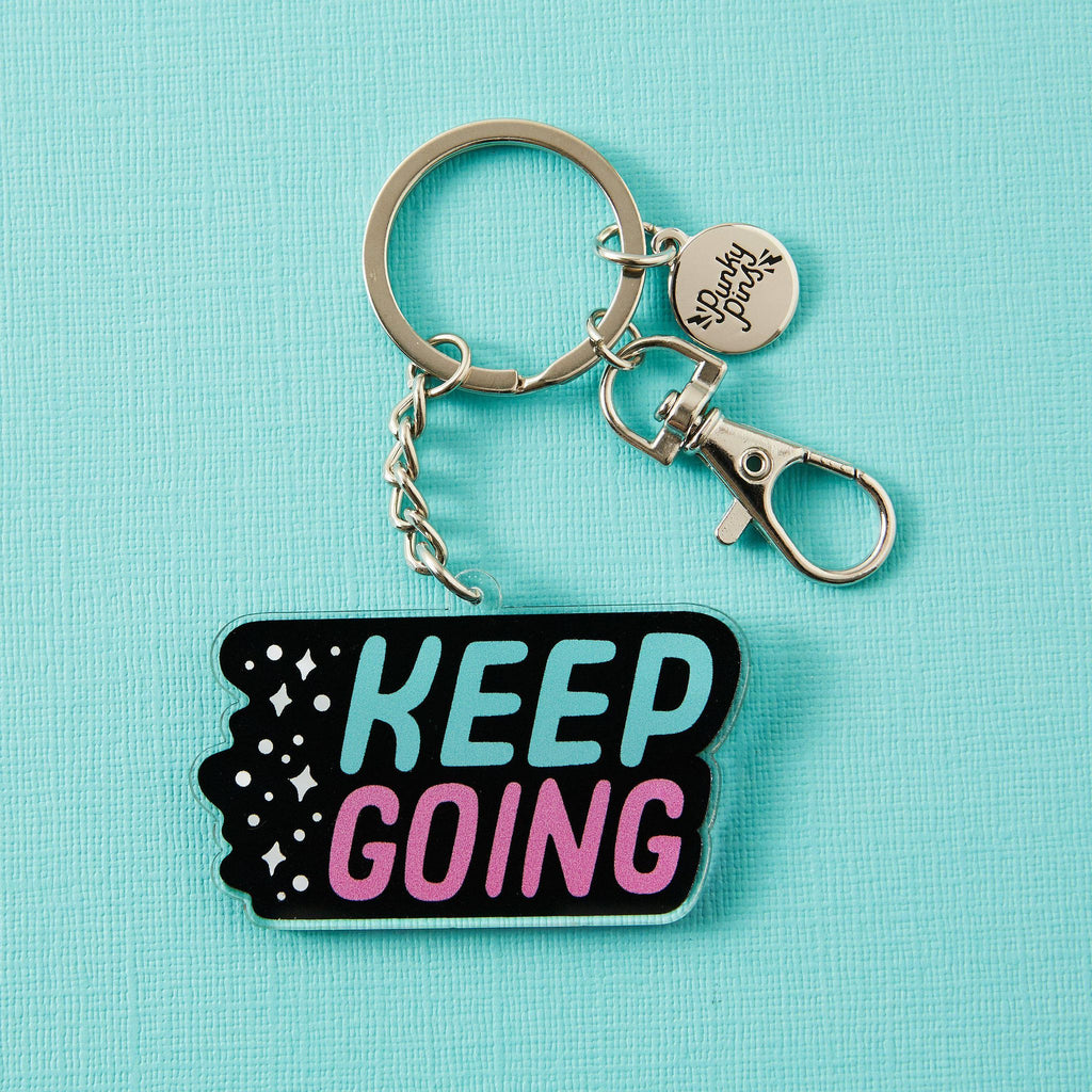 " Keep Going " Keyring