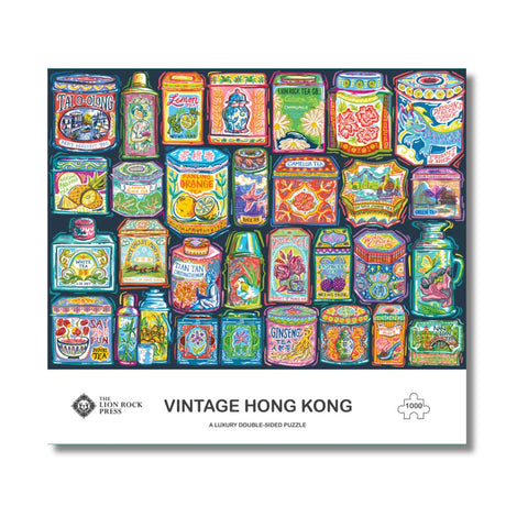 1000pc Puzzle: Vintage Hong Kong (Double Sided)