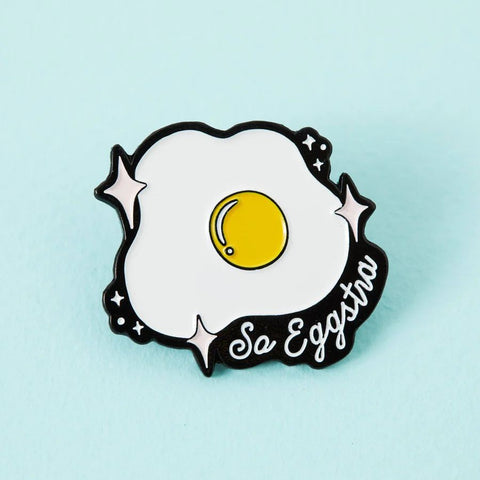 " So Eggstra " Enamel Pin