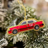 EMBROIDERED ORNAMENT : Taxi