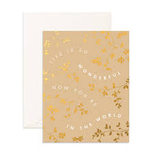 " Life Is Wonderful Vines " Greeting Card