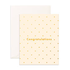 " Congratulations Dots " Greeting Card