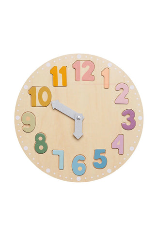 Wooden Puzzle Clock