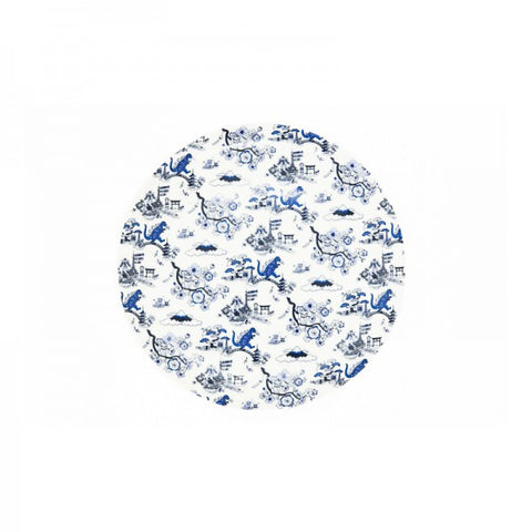 Japan Toile 10.5-Inch Dinner Plates (Set Of 4) – Indigo