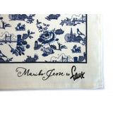 London Toile Tea Towel - Blue