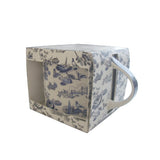 London Toile Mug - Blue