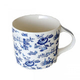 London Toile Mug - Blue