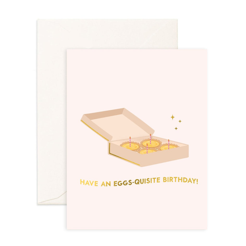 EGGS-Quisite Birthday - Greeting Card