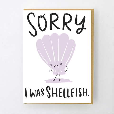 'Shellfish' Card