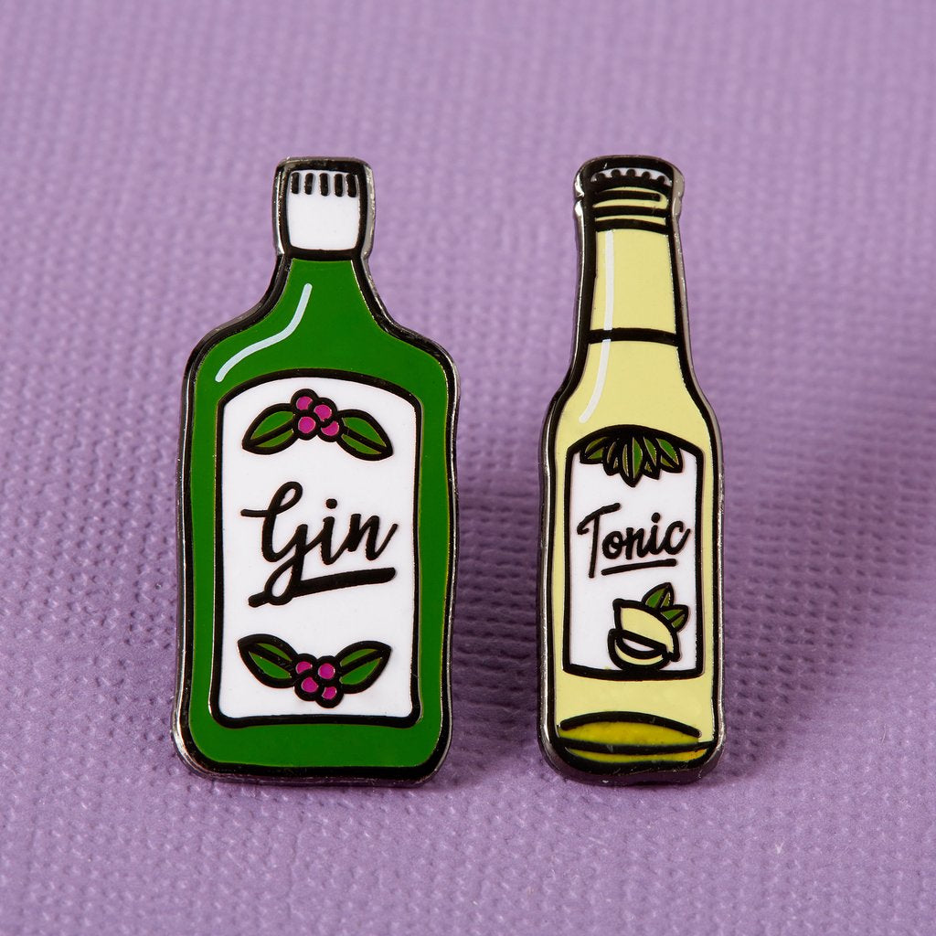 Gin & Tonic Set Enamel Pin