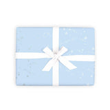 Blue Stardust Gift Wrap