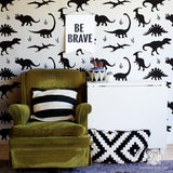 Dinosaurs Wall Stencil